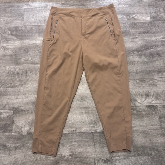 Athleta Trekkie North Jogger Cattail Brown High Rise Pant Womens Sz. 16 - Picture 2 of 8